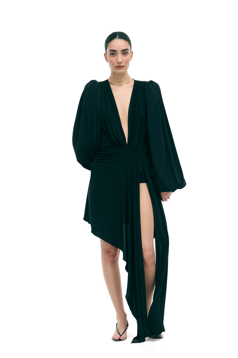 REGINA DRESS — BLACK