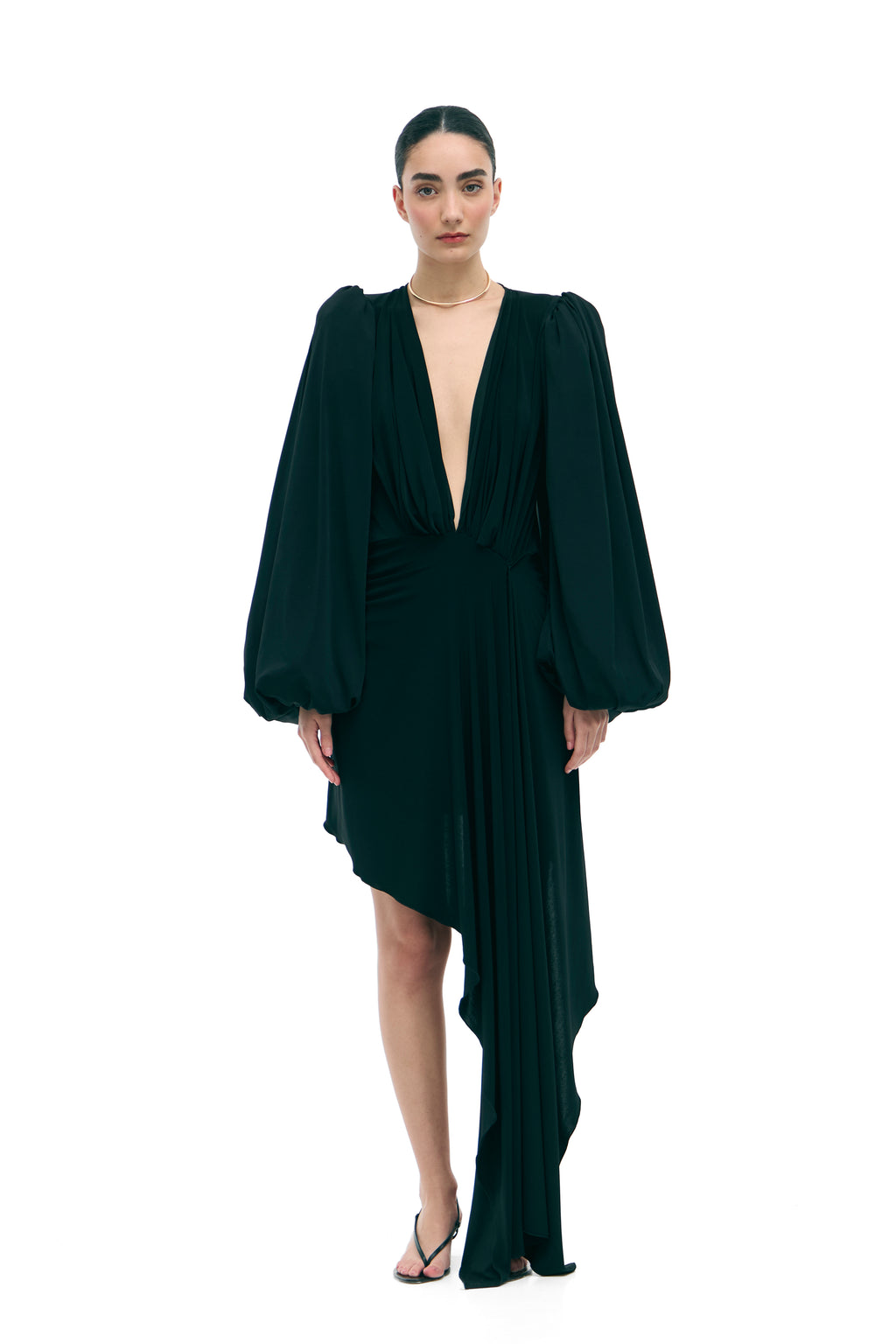 REGINA DRESS — BLACK - Natalia Però