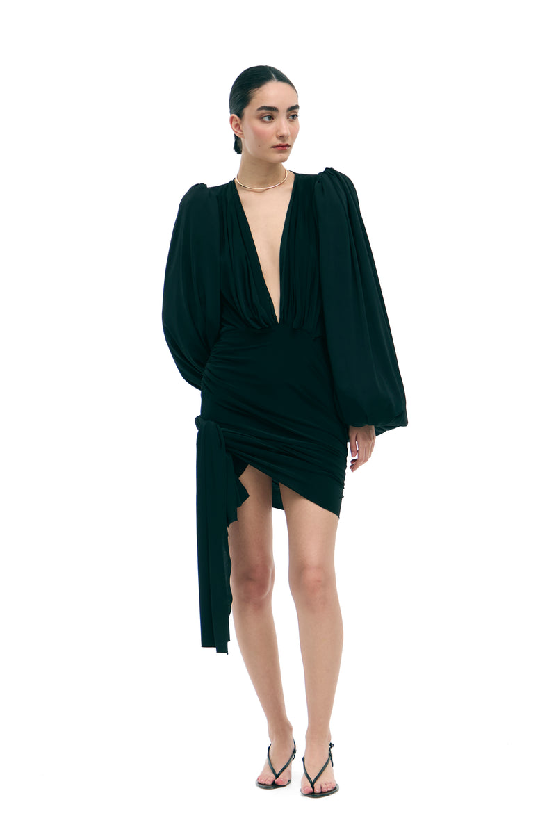 REGINA DRESS — BLACK