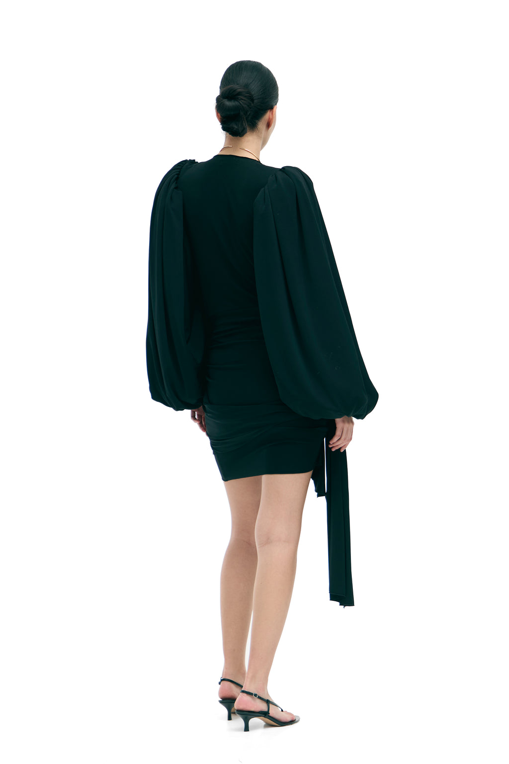 REGINA DRESS — BLACK - Natalia Però